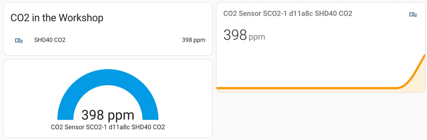 CO2 Sensor SCO2-1 For Home Assistant By SCREEK (SCD40 + ESP32-C3 + ESPHome)