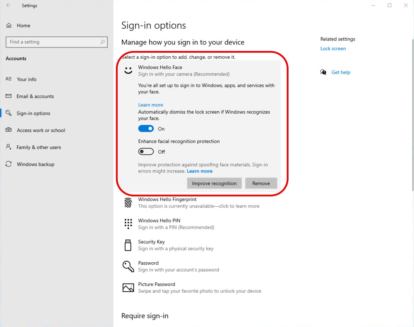 Windows Hello Face Recognition Camera for Windows PC-FACE1 (720P Camera) [SC1003]